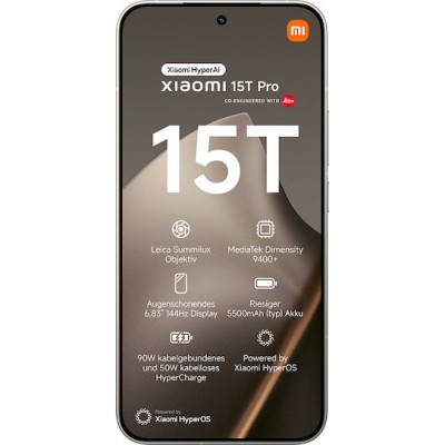 Xiaomi 15T Pro 5G (12GB/512GB) Gray EU